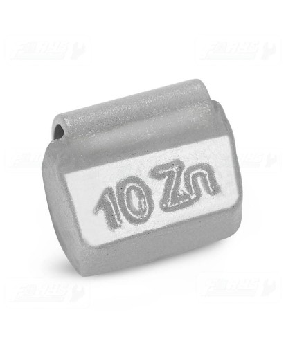 Ciężarki 10g nabijane cynkowe (Zn) powlekane do felg stalowych opakowanie 100szt.