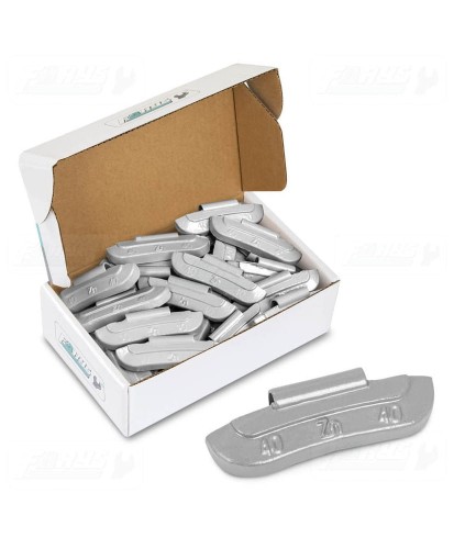 Ciężarki 40g nabijane cynkowe (Zn) do felg stalowych opakowanie 50szt.