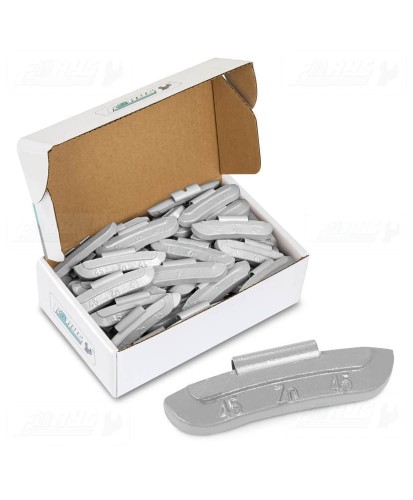 Ciężarki 45g nabijane cynkowe (Zn) do felg stalowych opakowanie 50szt.