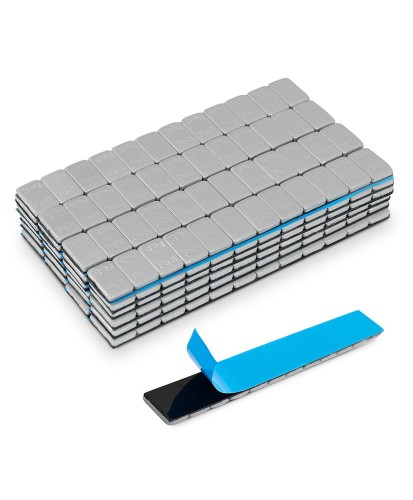 Ciężarki klejone powlekane do felg aluminiowych op. 100 pasków (12x5g)