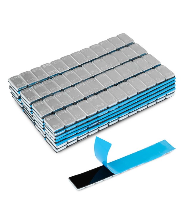 Ciężarki klejone ocynkowane do felg aluminiowych 100 szt.(12x5g)