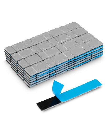 Ciężarki klejone powlekane do felg aluminiowych op.100 pasków (4x5g+10g)
