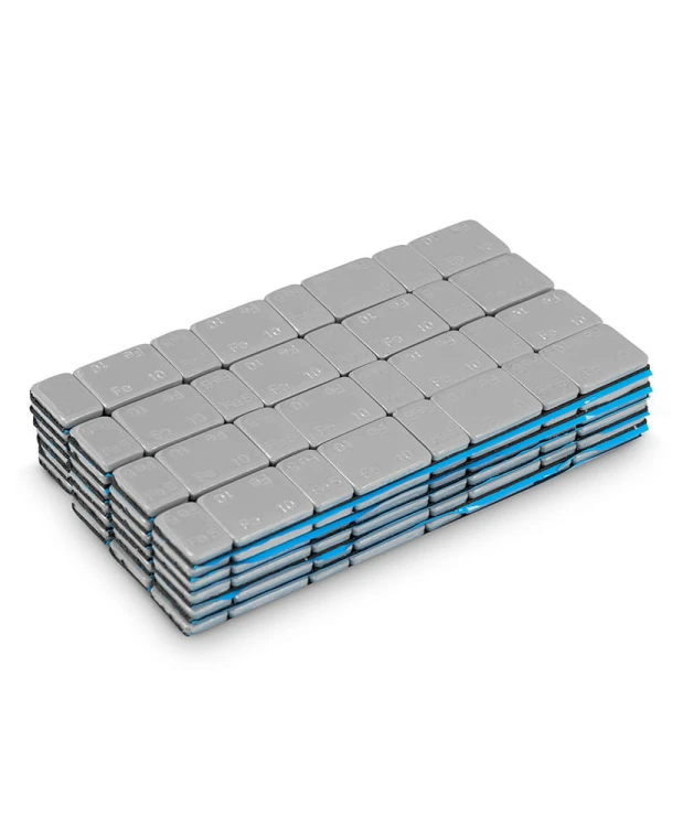 Ciężarki klejone powlekane do felg aluminiowych op.100 pasków (4x5g+10g)