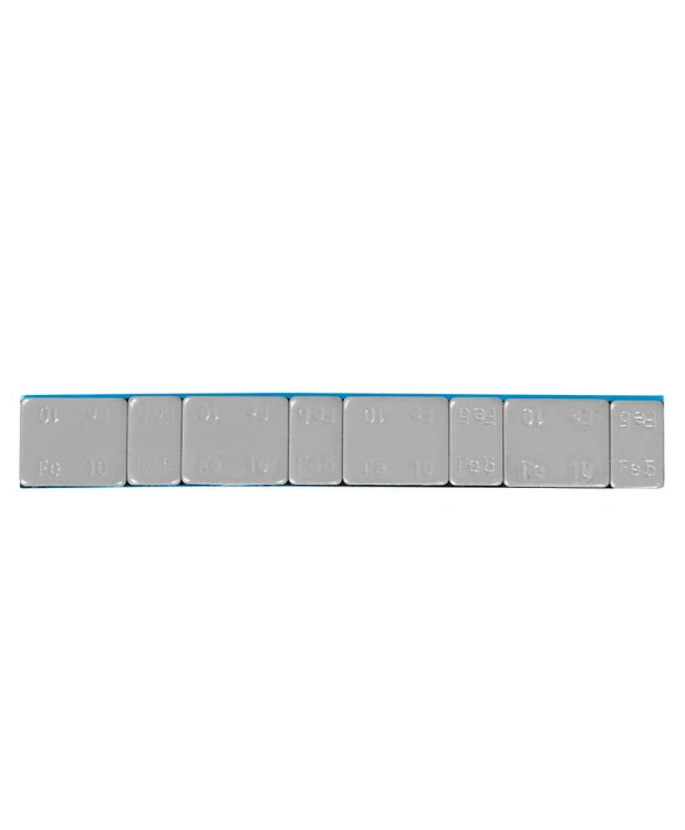 Ciężarki klejone powlekane do felg aluminiowych op.100 pasków (4x5g+10g)