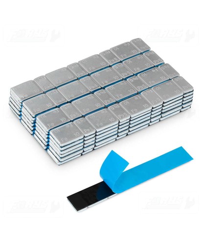 Ciężarki klejone ocynkowane do felg aluminiowych 100 szt.(4x5g+10g)