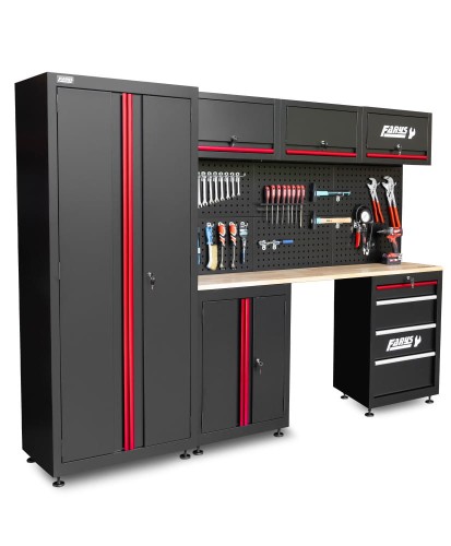 Meble garażowe warsztatowe  Regał szafka do warsztatu garażu FR4111