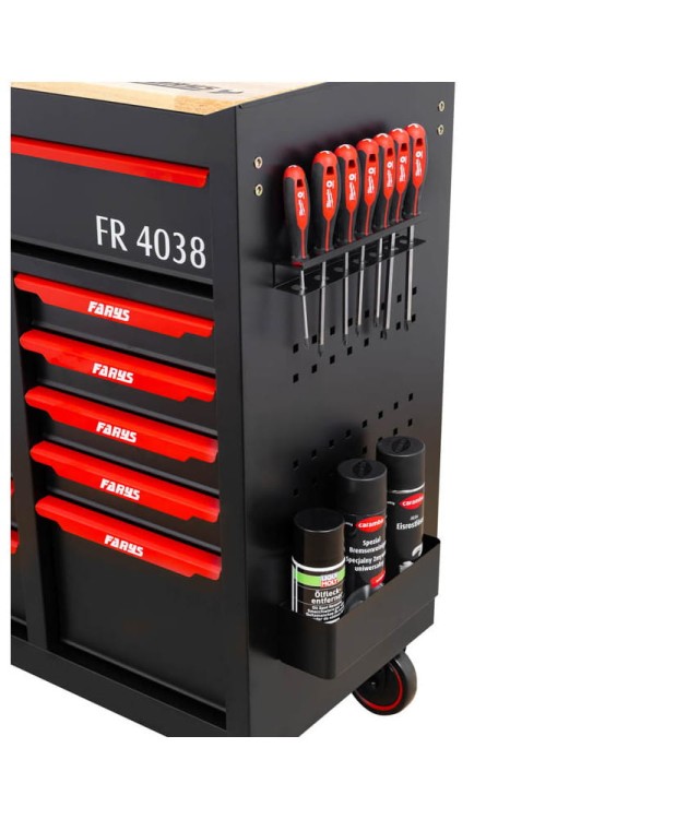 Wózek narzędziowy 12 Szuflad szafka mobilna warsztatowa FR4038+FR4025