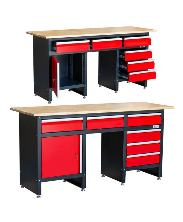 Stół warsztatowy szafka narzędziowa z blatem FR4094 + gratis