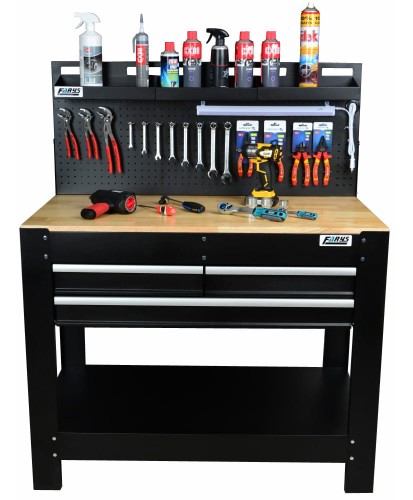Stół warsztatowy szafka narzędziowa z blatem FR4095 + stołek warsztatowy GRATIS