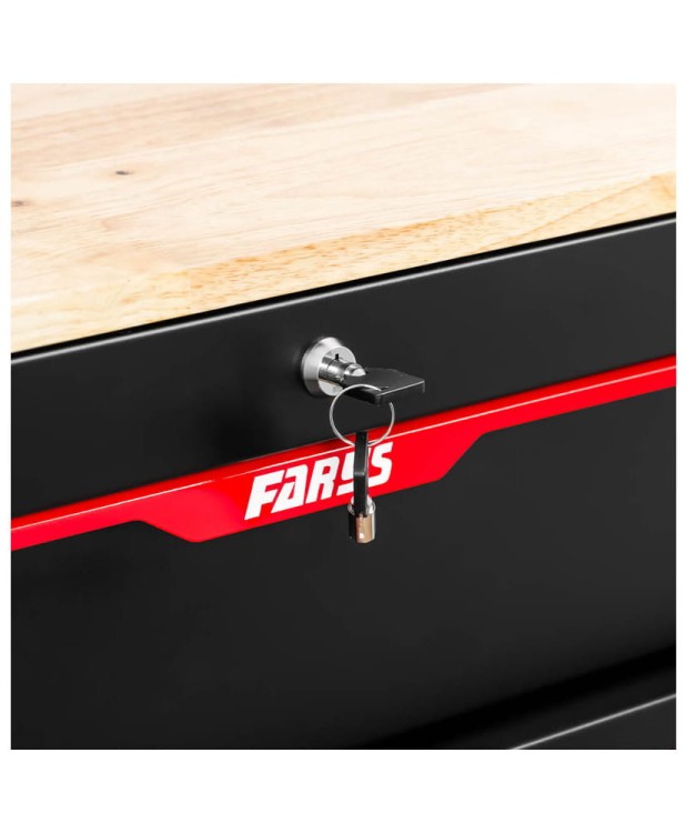 Wózek narzędziowy 12 Szuflad szafka mobilna warsztatowa FR4083+ Stołek GRATIS