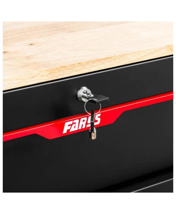 Wózek narzędziowy Stół 12 Szuflad szafka warsztatowa FR4083 + Wyposażenie 338 el. + stołek GRATIS