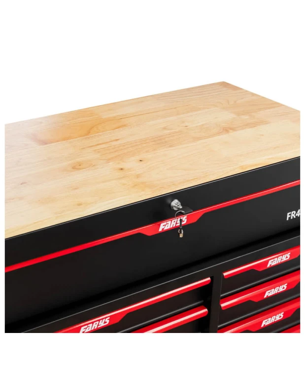 Wózek narzędziowy Stół 12 Szuflad szafka warsztatowa FR4083 + Wyposażenie 338 el. + stołek GRATIS
