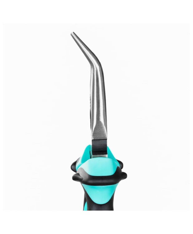 Szczypce wydłużone wygięte odgięte 200 mm FR00546
