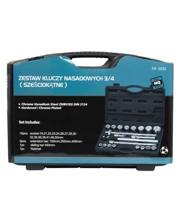 Klucze nasadowe 3/4 6-kątne FR2032