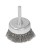 Szczotka czołowa z trzpieniem 75 mm, drut ze stali nierdzewnej 0.3 mm FR9407