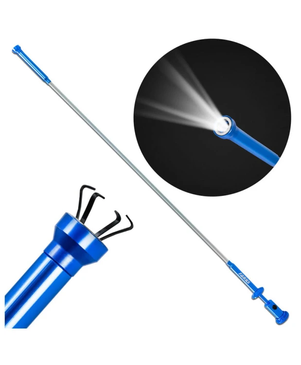 Uchwyt magnetyczny z chwytakiem i LED elastyczny chwytak FARYS FR9305