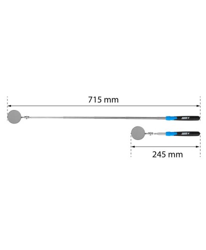 LUSTERKO INSPEKCYJNE TELESKOPOWE 245-715 MM ŚREDNICA 52 MM FR9282