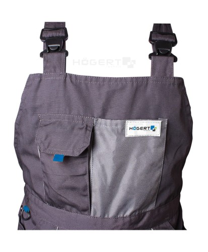 Spodnie robocze ochronne z szelkami Hogert 2XL (58) HT5K270-2XL-SLIM