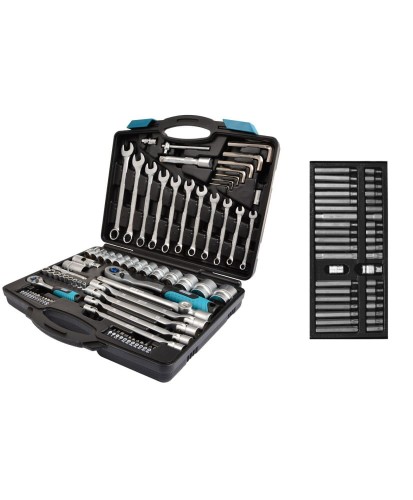 Zestaw klucze nasadowe 77el. FR2035 + zestaw bitów