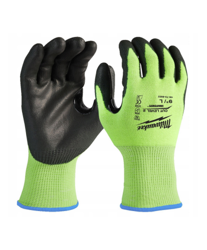 Rękawice Antyprzecięciowe Robocze Mocne Milwaukee P. 3 R. 10/XL Zielone