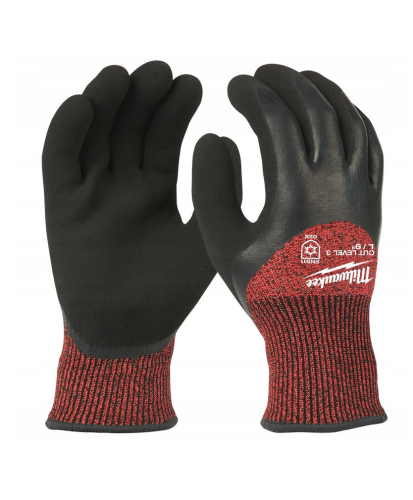 RĘKAWICE ANTYPRZECIĘCIOWE OCIEPLANE L/9 OCHRONA 3/C MILWAUKEE 4932471348