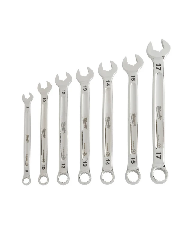 Klucze płasko-oczkowe 8-17 MAXBITE Zestaw 7szt. Milwaukee 4932464257
