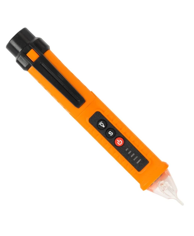 Próbnik Tester Napięcia Indukcyjny z Latarką LED 12-1000V 150MM FR8165