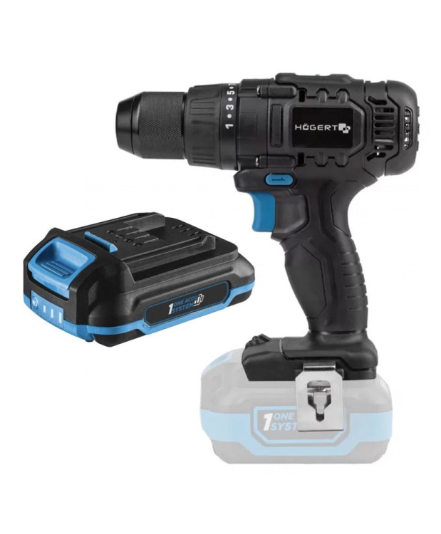 Wiertarko wkrętarka akumulatorowa 18V  HT2E220-0DD (S45/12C) + Bateria Gratis