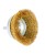 Szczotka czołowa z trzpieniem miedziana ⌀75mm, Drut miedziany 0,3mm FR9409
