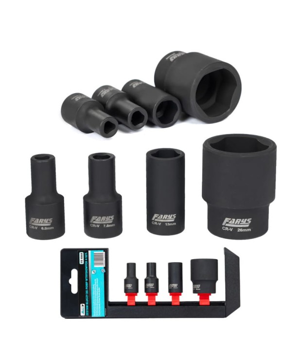 Klucze nasadki do pomp wtryskowych trójkątne do Diesla TDI Zestaw 4szt. FR4868