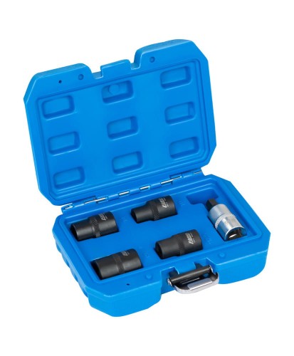 Zestaw nasadek kluczy 5-kątnych do zacisków hamulcowych 10, 12.5, 14, 19mm + Bit FR2310