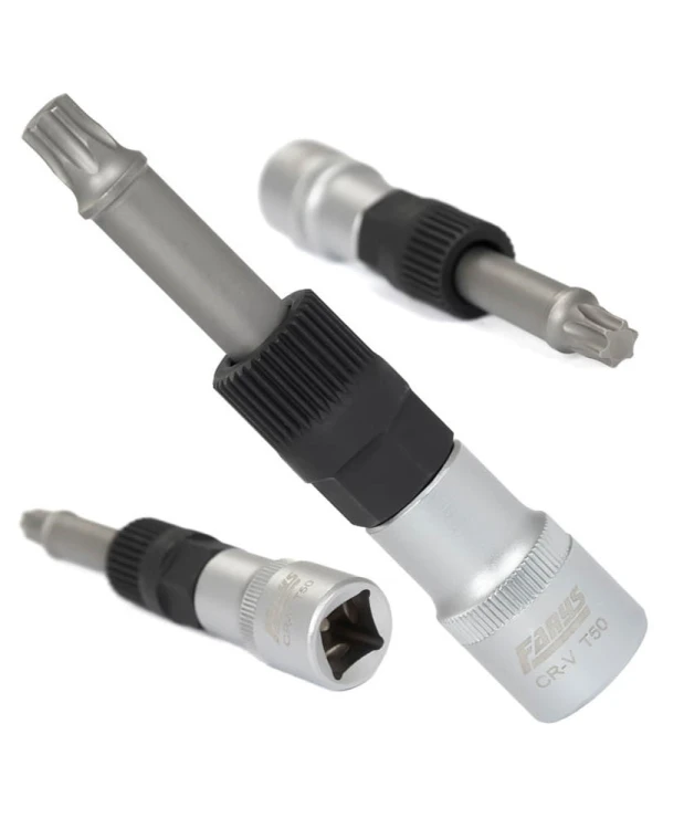 Klucz do alternatora 1/2'' Torx T50 x 110mm z nasadką 33 zęby, 17mm, fi 19mm FR2318