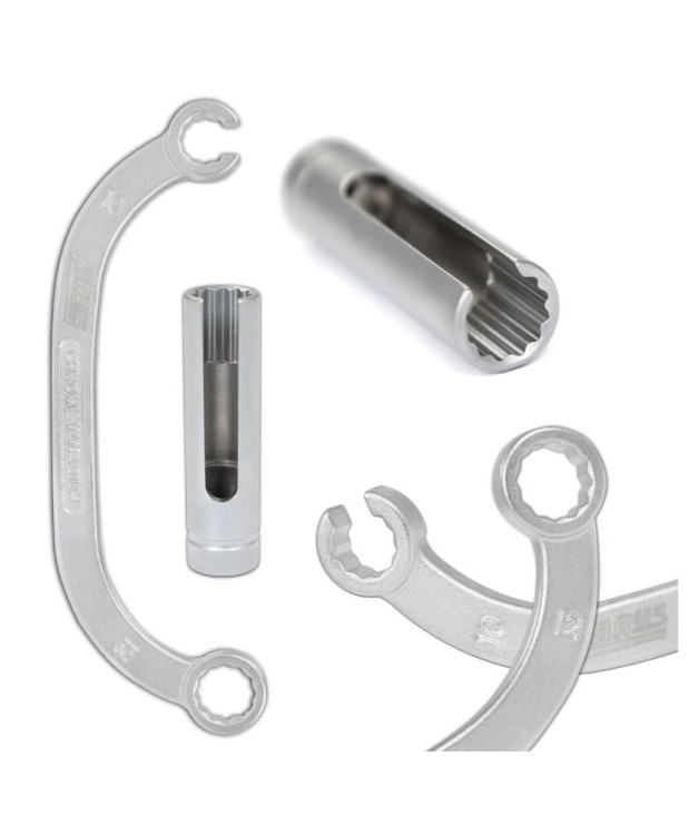 Zestaw do regulacji turbosprężarki VAG - Klucz płasko-oczkowy 10x12mm, Nasadka 1/4'' FR2321