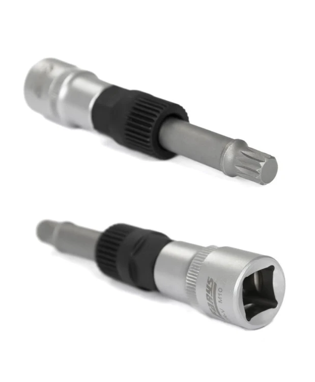 Klucz do alternatora 1/2'' M10 x 110mm z nasadką 33 zęby, 17mm, fi 19mm FR2319