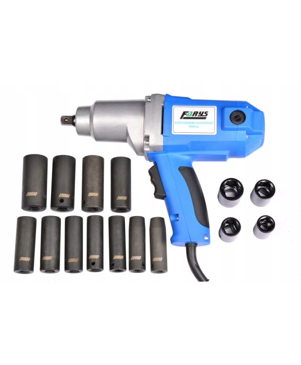 Klucz elektryczny udarowy 2300W+ nasadki udarowe FR7150 +FR2560