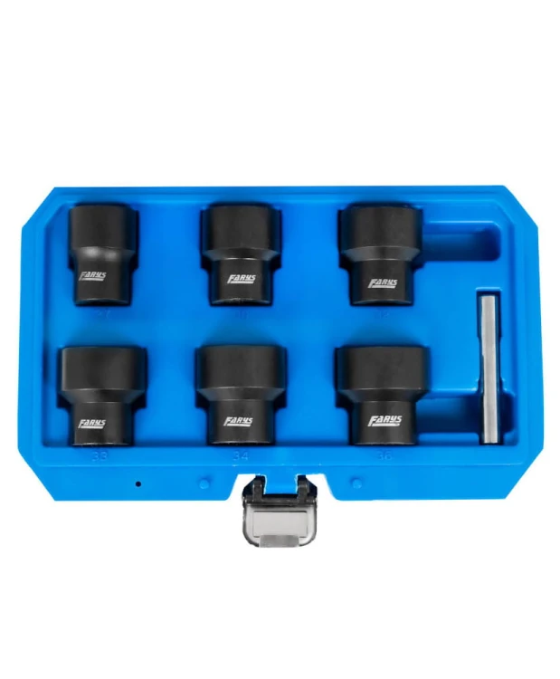 Nasadki do obrobionych uszkodzonych śrub - zestaw 7el. 27-36mm FR2405