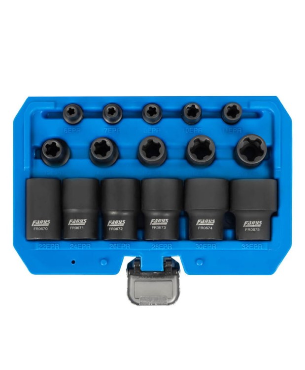 Zestaw kluczy Torx Plus EPR 16szt. 6 - 32 EPR Farys FR1580