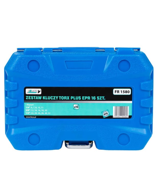 Zestaw kluczy Torx Plus EPR 16szt. 6 - 32 EPR Farys FR1580