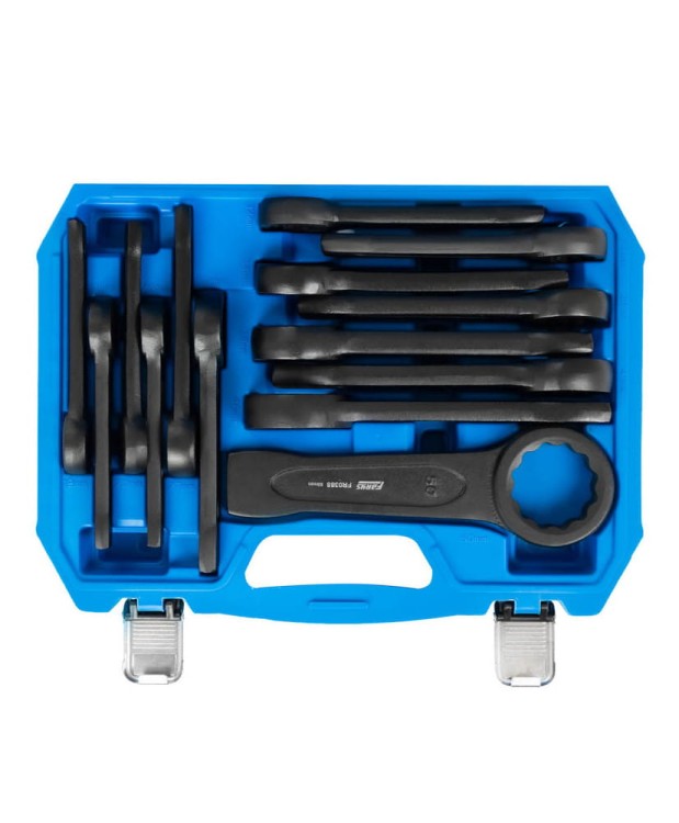 Zestaw kluczy oczkowych do podbijania 19-50mm, 14szt. Farys FR0399