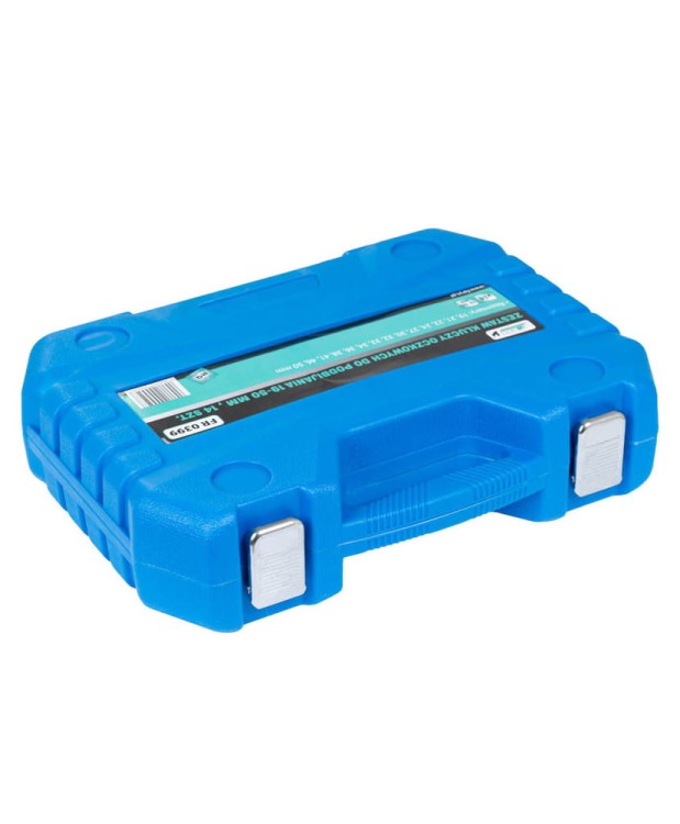 Zestaw kluczy oczkowych do podbijania 19-50mm, 14szt. Farys FR0399