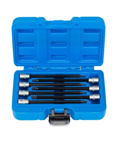 Zestaw Kluczy Trzpieniowych Torx 1/4''  T10 - T40 130mm 7szt. Farys FR2311