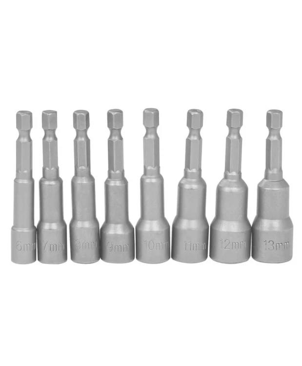 Zestaw nasadki magnetyczne na wkrętarkę 1/4" CrV FR2607V2