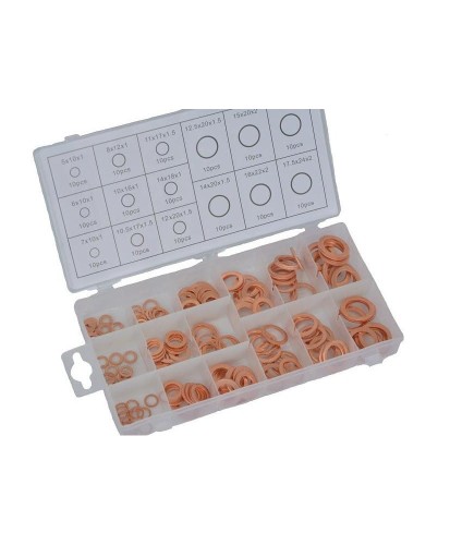 Podkładki miedziane oringi 150 el. FR9142