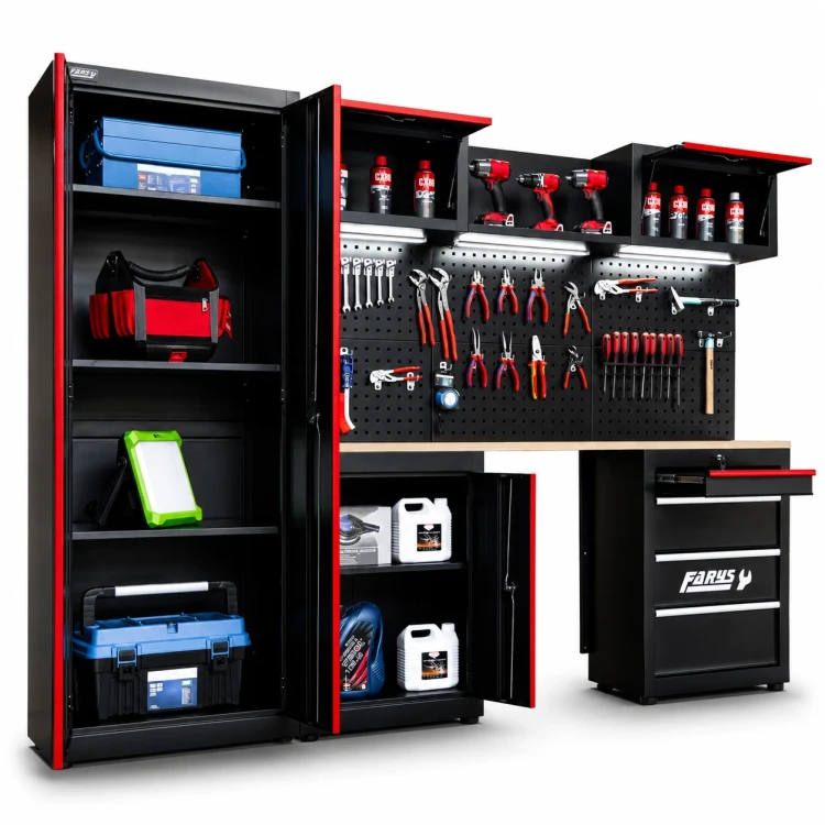 meble-warsztatowe-garazowe-modulowe-metalowe-czarne-zestaw-mebli-oswietlenie-led-drewniany-blat-FR4110-10.webp