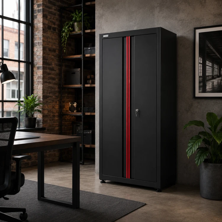 szafa-do-mebli-warsztatowych-czerwone-uchwyty-fr4129-poglad-loft.webp