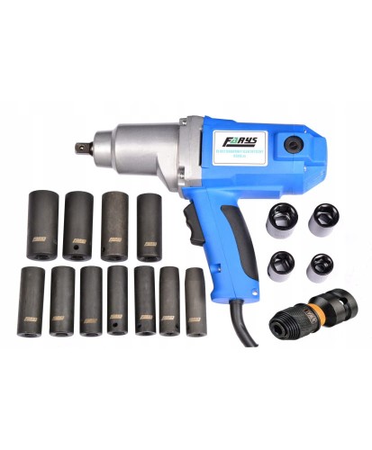 Klucz elektryczny udarowy do kół FR7150 + nasadki udarowe FR2560 + DeWalt