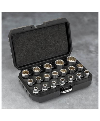 Nasadki Vario Plus 1/2" 19el. 12-kątne 8-32mm FR2066