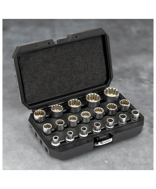 Nasadki Vario Plus 1/2" 19el. 12-kątne 8-32mm FR2066