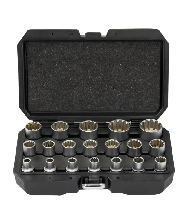 Nasadki Vario Plus 1/2" 19el. 12-kątne 8-32mm FR2066