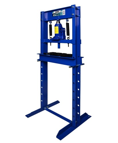 Prasa warsztatowa hydrauliczna 12 ton niebieska FR5004 + wykrętaki